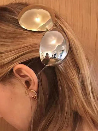 Normcore幾何学的固体ヘアクリップ