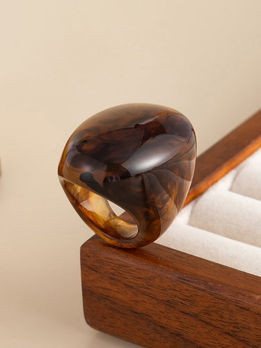 1729192 Irregularity Geometric Shiny Rings Accessories