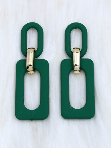 1726722 Geometric Hollow Earrings Accessories