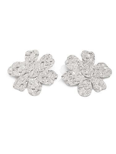 1729306 Irregularity Flower Shape Earrings Accessories