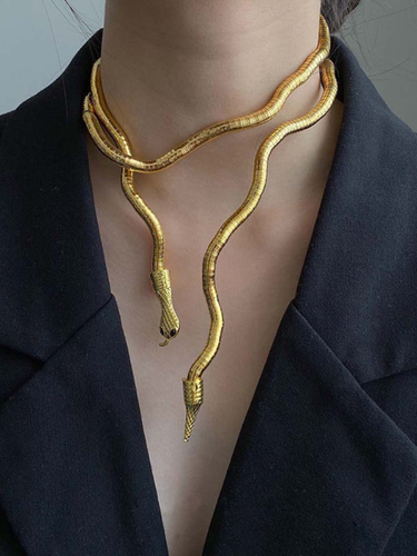 Colar de forma de cobra