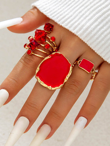 1784707 Geometric Rings Accessories