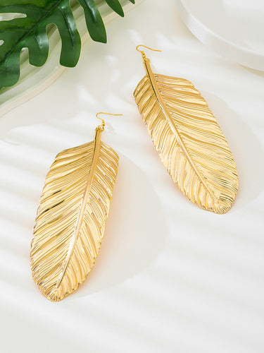 1733799 Leaves Shape Earrings Accessories