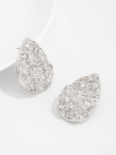 1718668 Geometric Shiny Water Drop Earrings Accessories