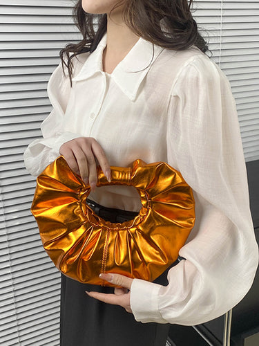 1747947 Geometric Pleated Evening Bags & Clutches