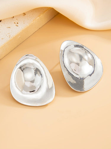 1718702 Geometric Shiny Water Drop Earrings Accessories