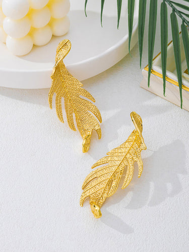 1749110 Leaves Shape Earrings Accessories