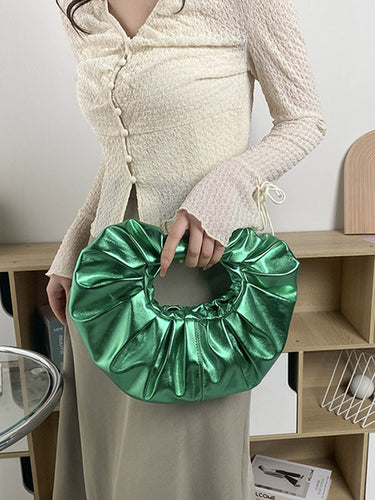 1747883 Geometric Pleated Evening Bags & Clutches