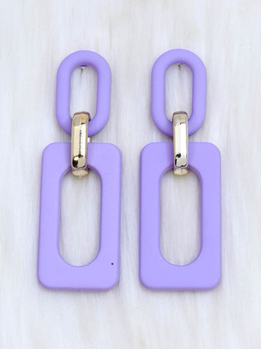 1726719 Geometric Hollow Earrings Accessories