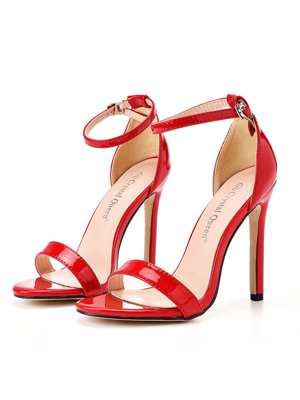 Open Toe Split-Joint Pumps Sandals Slippers