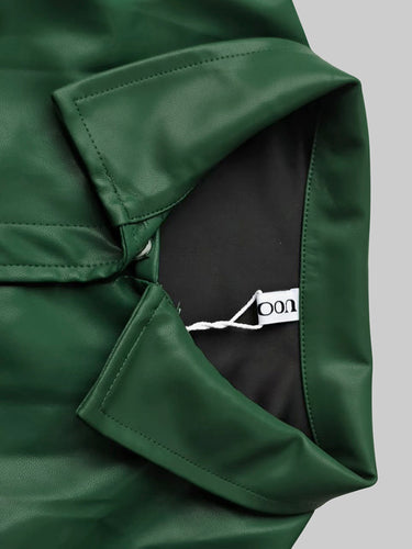 Bodycon Long Sleeves Buttoned Elasticity Ruffle Trim Solid Color Split-Joint Lapel Midi Dresses