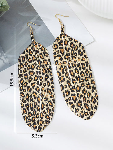 1733793 Leaves Shape Earrings Accessories