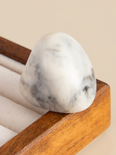 1729240 Irregularity Geometric Shiny Rings Accessories