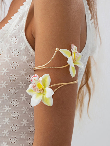1715711 Chains Flower Shape Armlet Accessories Earrings Accessories Necklaces Accessories