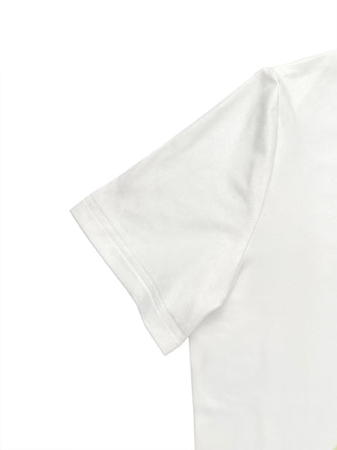 T-shirts met korte mouwen, bloemenprint en ronde hals