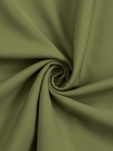 A-Line High Waisted Pleated Pockets Solid Color V-Neck Maxi Dresses