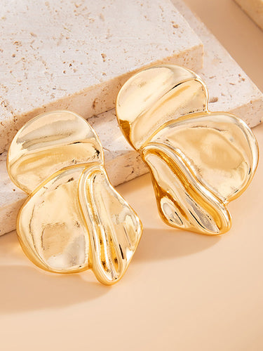 1729324 Irregularity Flower Shape Earrings Accessories