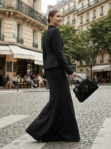 Elasticated Waist Irregularity Buttoned Solid Color Stand Collar Blouses&Shirts Tops