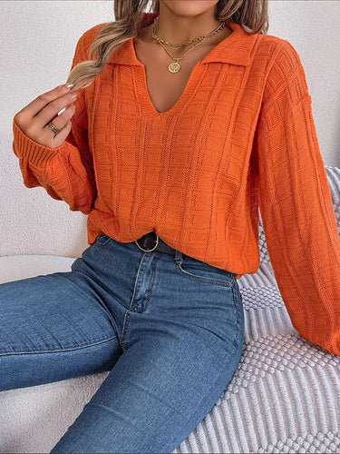 Pallover a maniche lunghe a maniche lunghe con tops maglione