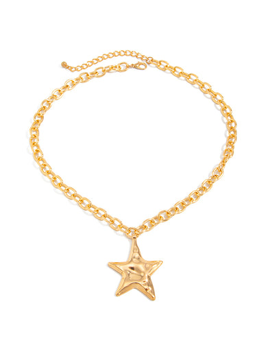 1718861 Chains Shiny Star Shape Necklaces Accessories