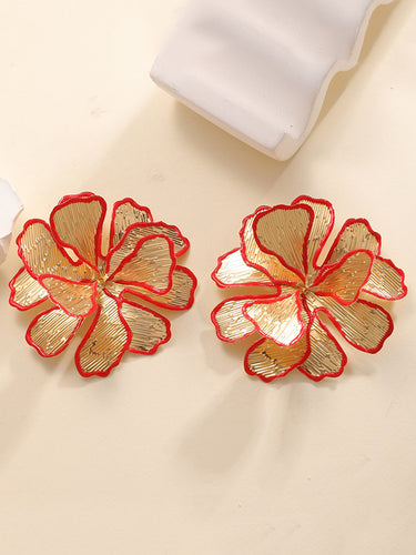 1726167 Flower Shape Earrings Accessories