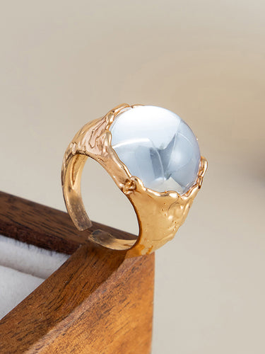 1718562 Geometric Rhine Stones Rings Accessories