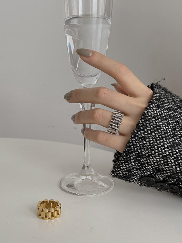 Original Simple Cool Solid Color Ring – Uoozee official
