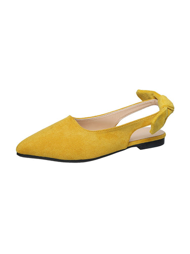1775797 Closed Toe Pointed-Toe Slip-On Flats
