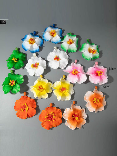 1784833 Flower Shape Drop Earrings