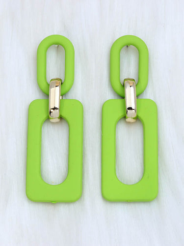 1726728 Geometric Hollow Earrings Accessories