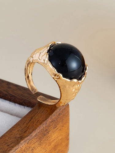 1718563 Geometric Rhine Stones Rings Accessories