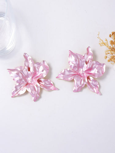 1733910 Flower Shape Earrings Accessories