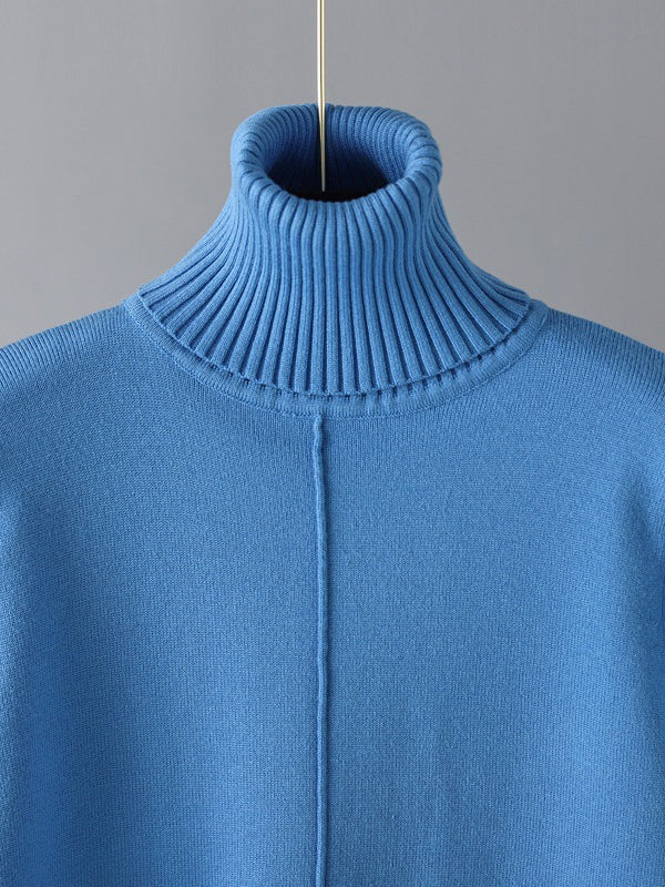Solid High neck Full Sleeve Woolen Casual Top (Pack of 2)