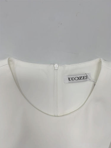 1667204 Loose Sleeveless Pockets Solid Color Split-Joint Round-Neck Maxi Dresses