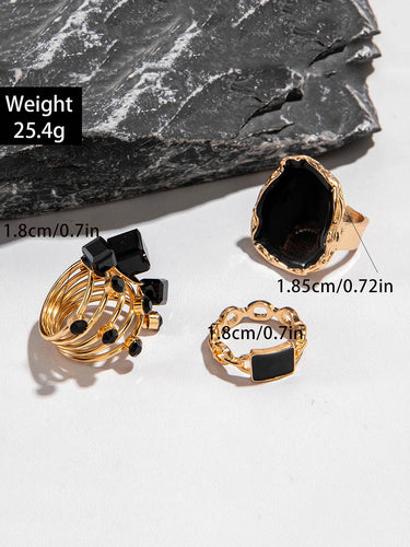 1784704 Geometric Rings Accessories