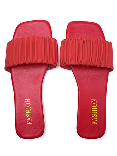 1785505 Solid Color Slippers
