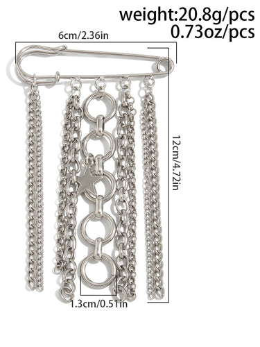 1782502 Heart Shape Brooch Accessories