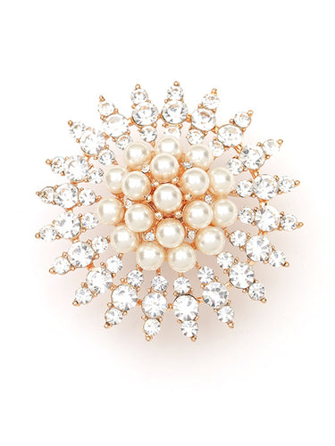 1733600 Geometric Rhine Stones Shiny Rings Accessories