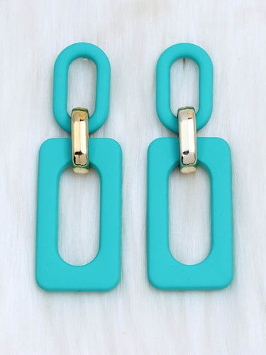 1726720 Geometric Hollow Earrings Accessories