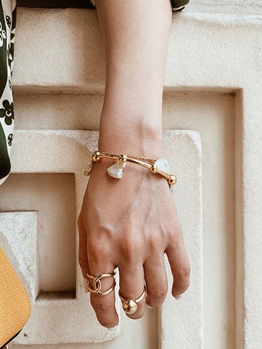 Creazione originale Normcore Accessori per anelli geometrici a colore solido regolabile