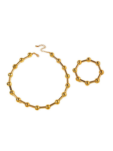 1784912 Geometric Solid Color Bracelet Accessories Earrings Accessories Necklaces Accessories