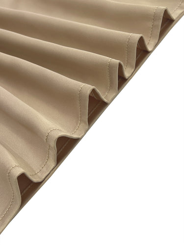 1748407 Long Sleeves Loose Solid Color Heaps Collar Blouses&Shirts Tops