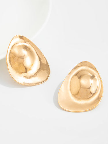 1718709 Geometric Shiny Water Drop Earrings Accessories