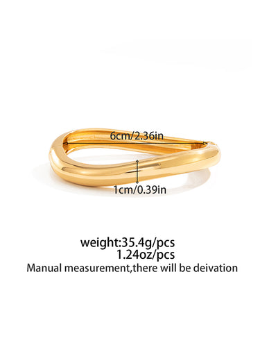 1716945 Irregularity Geometric Shiny Bracelet Accessories