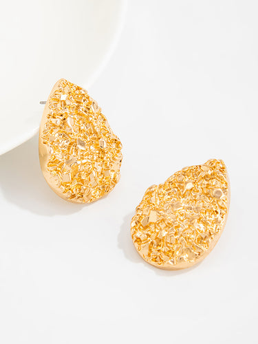 1718667 Geometric Shiny Water Drop Earrings Accessories