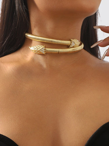 Accesorios de collares de cadena de serpientes ajustables
