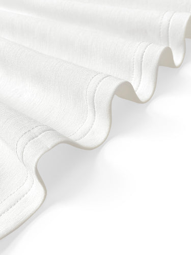 Manga sem mangas Gaze plissado colorido sólido, vestidos redondos vestidos maxi vestidos maxi