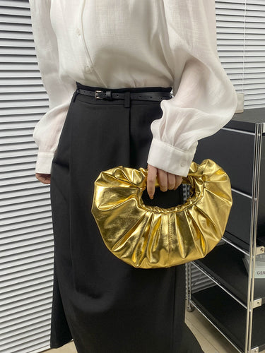 1747985 Geometric Pleated Evening Bags & Clutches