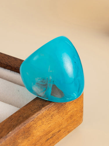 1729316 Irregularity Geometric Shiny Rings Accessories