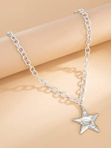 1718874 Chains Shiny Star Shape Necklaces Accessories
